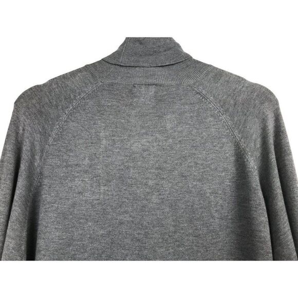 Zara Gray Long-sleeve Turtleneck Knit Top Size Medium NWT - Picture 5 of 8
